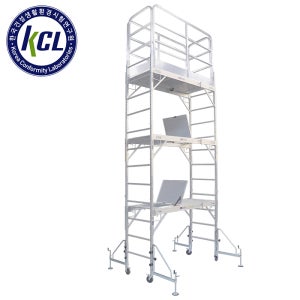 WPS 알미늄 안전 작업대 3단 강화형 풀세트/이동 비계