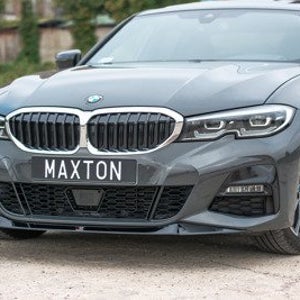 [맥스톤디자인] BMW 3시리즈 G20 M팩 전용 바디킷 드레스업 앞 범퍼립, 리어 사이드 스플리터, 리어 센터 스플리터, 사이드 스커트 풀셋(full set)