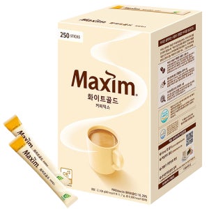 동서식품 맥심 화이트골드 250T 마일드 연아 커피 믹스