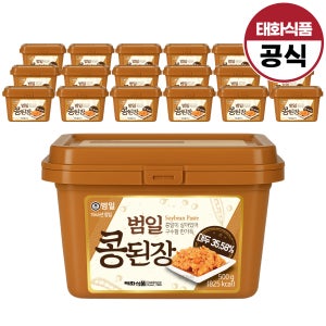 범일 콩된장 가정용 500g, 18개