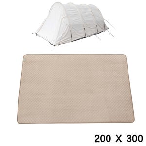 더안 탄소매트 특대형 캠핑용 전기매트 장판 극세사 베이지 200x300