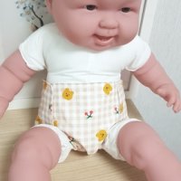 바늘하나 아기인형옷 기저귀 50cm 37cm 36cm