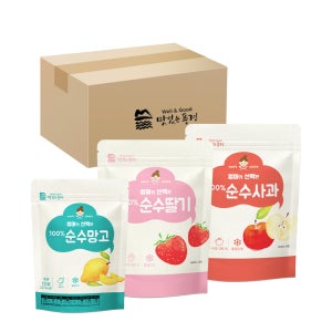 맛있는풍경 엄마가 선택한 순수과일칩 21봉 대용량기획상품 유아간식 아이간식 동결건조