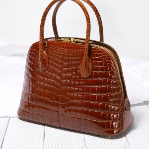 크리스탈렌 악어백 밍 28 (Ming) 명품 악어가죽가방 토트백