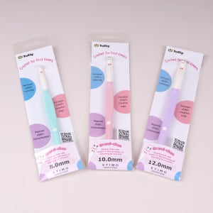 튤립 에티모키즈 그랑짱 쿠션그립 코바늘