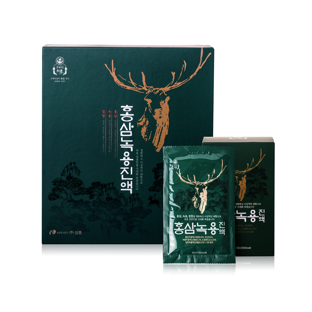 <b>강개상인 홍삼</b>녹용진액 50ml x 60포 (6년근 홍삼 뉴질랜드 녹용<b>추출액</b> 침향 함유)
