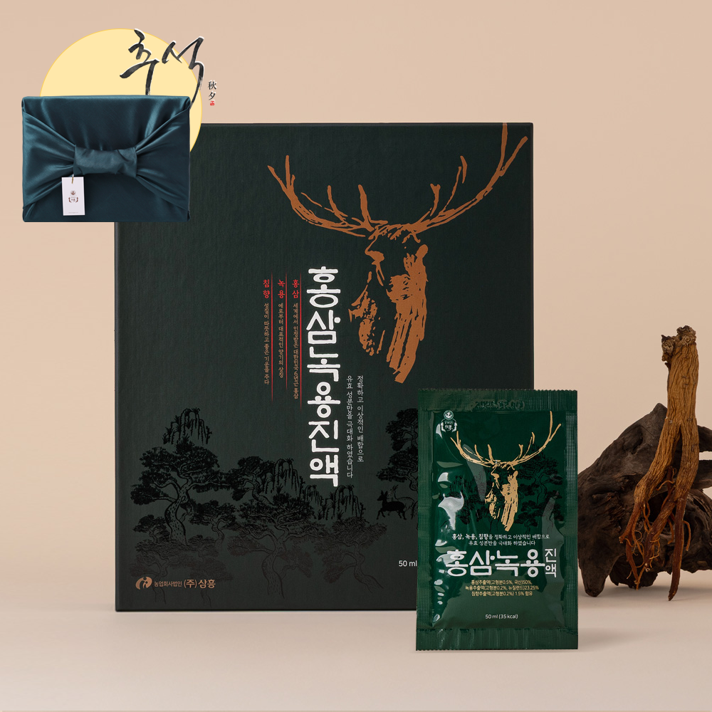 <b>강개상인 홍삼</b>녹용진액 50ml x 60포 (6년근 홍삼 뉴질랜드 녹용<b>추출액</b> 침향 함유)