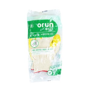 10068 오런 후리스노랑반코팅장갑/10컬레