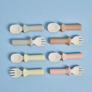 블루마마 모두얌 스푼포크 2P(케이스포함) 유아 자기주도 이유식 수저