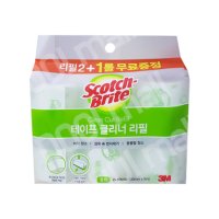 3M 테이프 클리너 중형 리필 2+1 롤 크리너 돌돌이 먼지제거 털제거