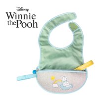 비박스 위니 더 푸 턱받이 + 스푼 B.BOX DISNEY WINNIE THE POOH TRAVEL BIB + SPOON