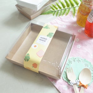 DRP-11 / 1BOX-400개 세트 일회용용기 샌드위치포장용기 크라프트트레이