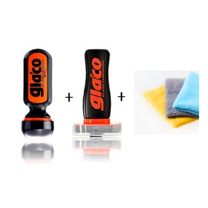 소프트99 글라코 유막제거제 발수코팅제 G19 G47 국내산극세사타월(랜덤1장) 세트