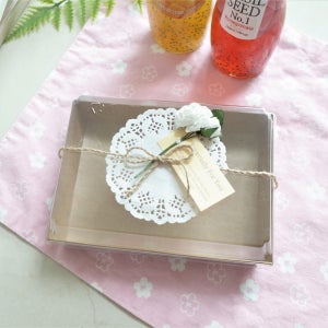 DRP-25 / 1BOX-500개 세트 일회용용기 샌드위치포장용기 크라프트트레이