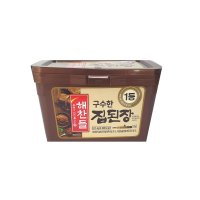 해찬들 구수한 집된장 3.15kg 집 전통 재래식 된장 찌개