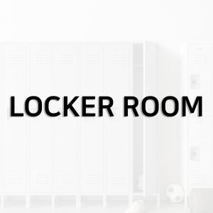 [1분설치] LOCKER ROOM 라커룸 탈의실 표지판 사인 안내 문구