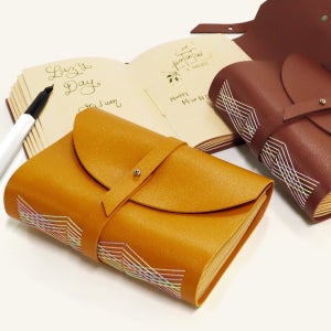 선물박스+수제 포레스트 무지노트 다이어리 (A6 size)