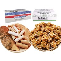 전통과자 센베이 고급종합전병 오란다 도라강정 1kg+600g