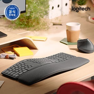 [연휴정상배송]로지텍코리아 Ergo K860 인체공학 무선 블루투스 키보드