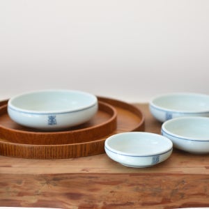 국산 도자기 대장금 도자기 원찬기 원형 찬기 반찬그릇