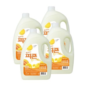 피죤 섬유유연제 2500ml x 4입 옐로미모사