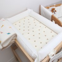 불로홈 무형광 면 아기 유아 방수 패드 휴대용 매트 신생아 미끄럼방지 침대