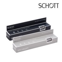 독일 SCHOTT 유리빨대 20cm (2개 세트) 국내산 세척솔 포함