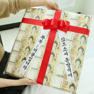 진짜 돈방석 [부모님 생신 돈 현금 용돈 선물 화환 어버이날 이벤트 용돈박스 만들기]