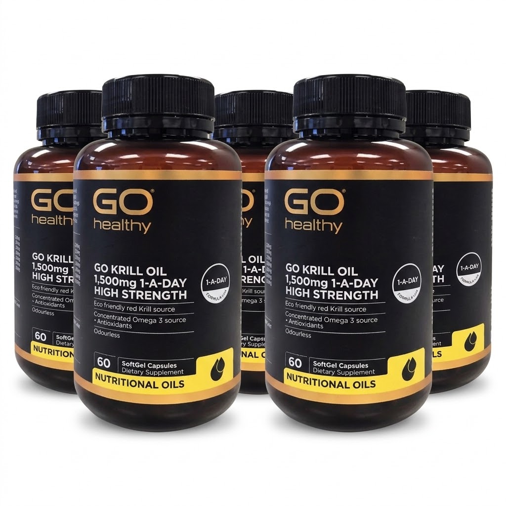 고헬씨 크릴오일 1500mg 60캡슐 6통 1세트