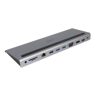 노트북도킹스테이션 맥북독 HDMI4K DP VGA LAN 카드리더기