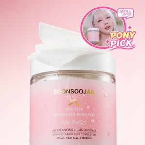 [서울언니 포니 PICK] 원스텝 워터 클렌징패드 370ml 100매