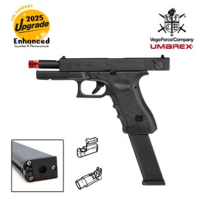 VFC 글록 18C 2025 NEW CPC 개선판 UMAREX GLCOK 18C 소음기 아웃바렐 풀오토 가스건 핸드건 BB탄총