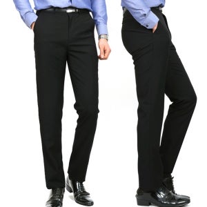 남성 정장바지 밴딩 남자슬랙스 여름 기지바지 양복