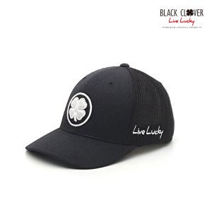 블랙클로버 남성골프모자 골프스냅백 뱀부2 블랙화이트