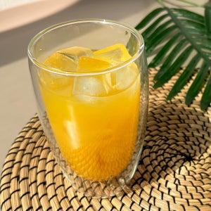 [2P] 하우스웨어 트윙클 내열유리 더블월 주스컵 400ml 2개세트