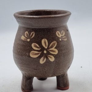 수제화분 숨쉬는 옹기 꽃 원형 중형 다육분 도자기 화분