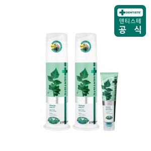 덴티스테 치약 뉴플러스화이트 펌프 120g, 2개