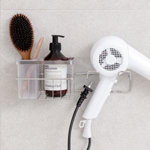 스파이더락 무타공 헤어 드라이기거치대 욕실 고데기 드라이거치대 걸이