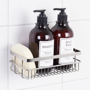 스파이더락 무타공 욕실선반 스마트접착 다용도 미니선반 화장실 수납 정리대