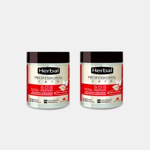 허벌히스패니아 향좋은 상한머리복구 미용실 토탈리페어 온가족 대용량 헤어팩 500ml, 2개