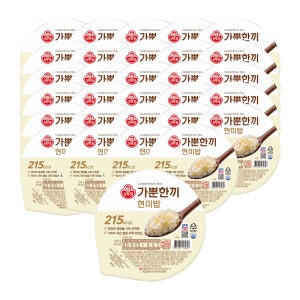 오뚜기 가뿐한끼 현미밥 150g, 30개