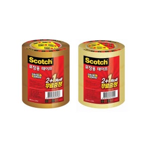3M 스카치 포장용 테이프 3625V 2+1 (48mmx25m) 투명 갈색