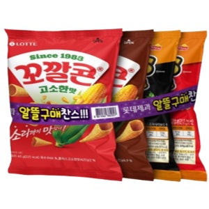 롯데 스낵 꼬깔콘+치토스 4팀팩 x 8ea(BOX)