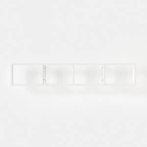 레이터 벽선반 CDDVD 850x160x100mm, 1단, 화이트 2313.9092