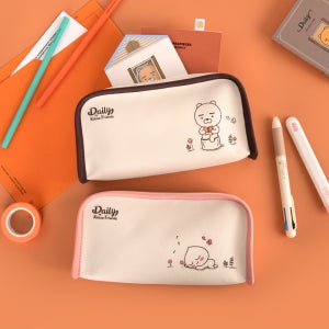 카카오프렌즈 데일리 패브릭 파우치 S / 라이언 어피치