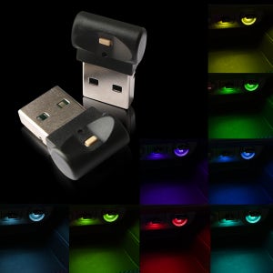 자동차 RGB USB 무드등 풋등 실내등 LED 차량 용품