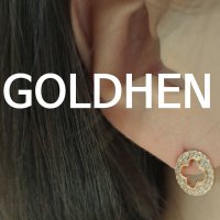 [14kGold] 미니 클로버 골드 귀걸이