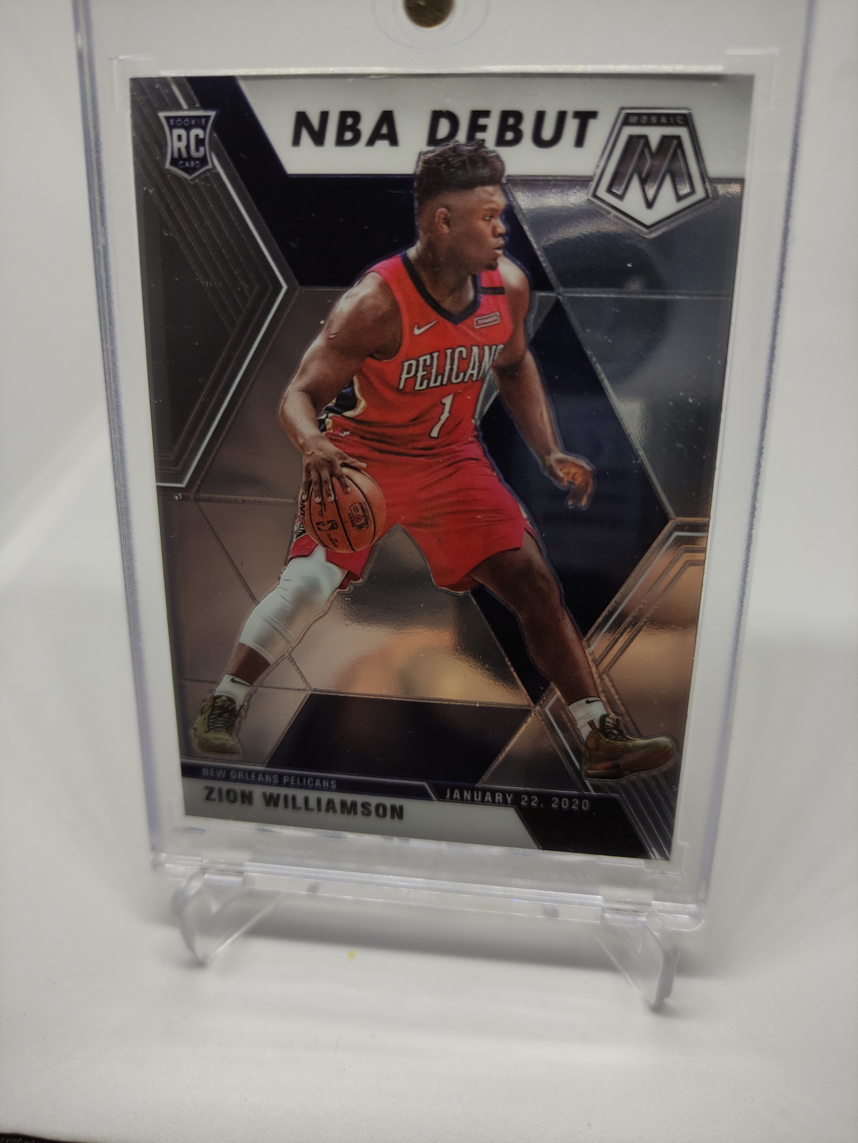 2019 Panini Mosaic Debut 자이언 윌리엄슨 Zion 루키 RC NBA 카드