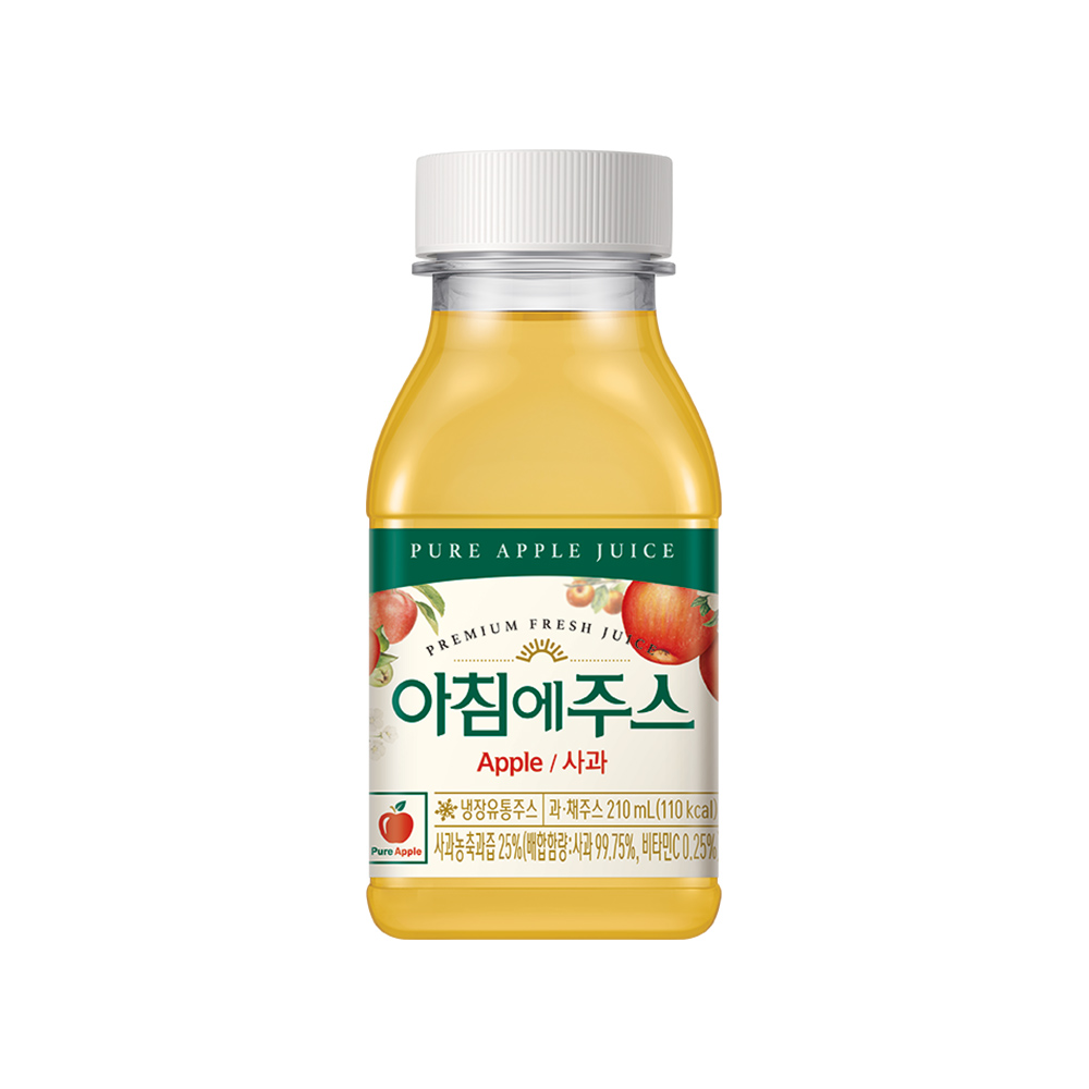 아침에주스 사과