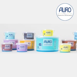 AURO 아우로 No.555 조색(미백색계열) 10L(약90㎡시공) 내부용 월페인트 벽지페인트 천연페인트 셀프페인팅